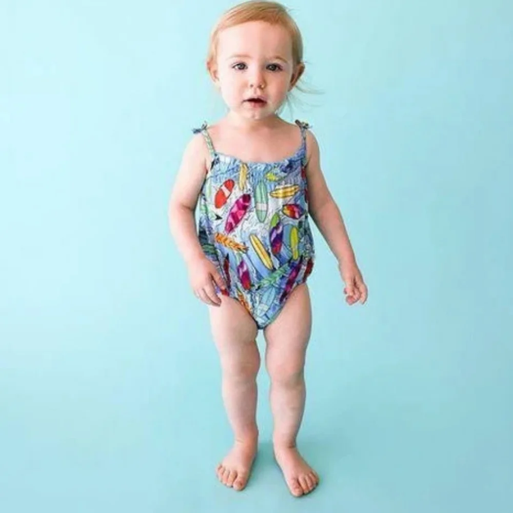 Posh Peanut Bamboo Spaghetti Strap onesie